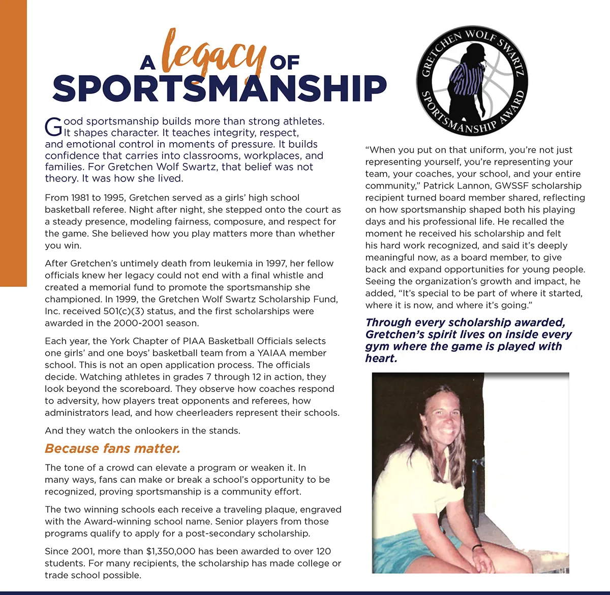 GWS Schoarship Fund York Co Comm Foundation 2025 article